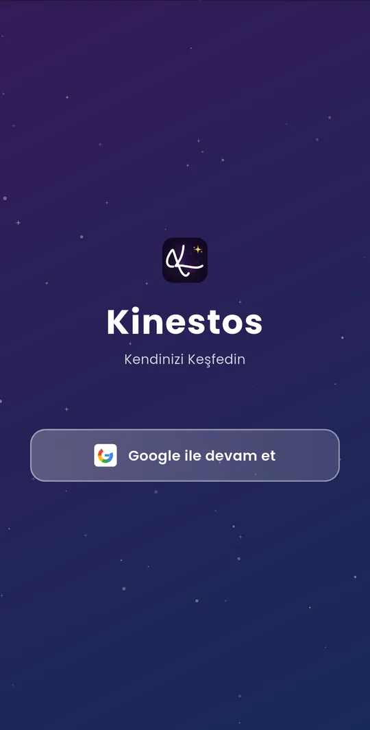 Kinestos - Google ile giriş